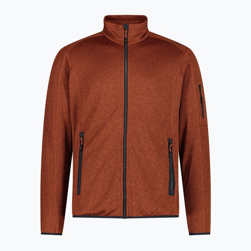 Felpa CMP da uomo 30H5887 ruggine/ antracite