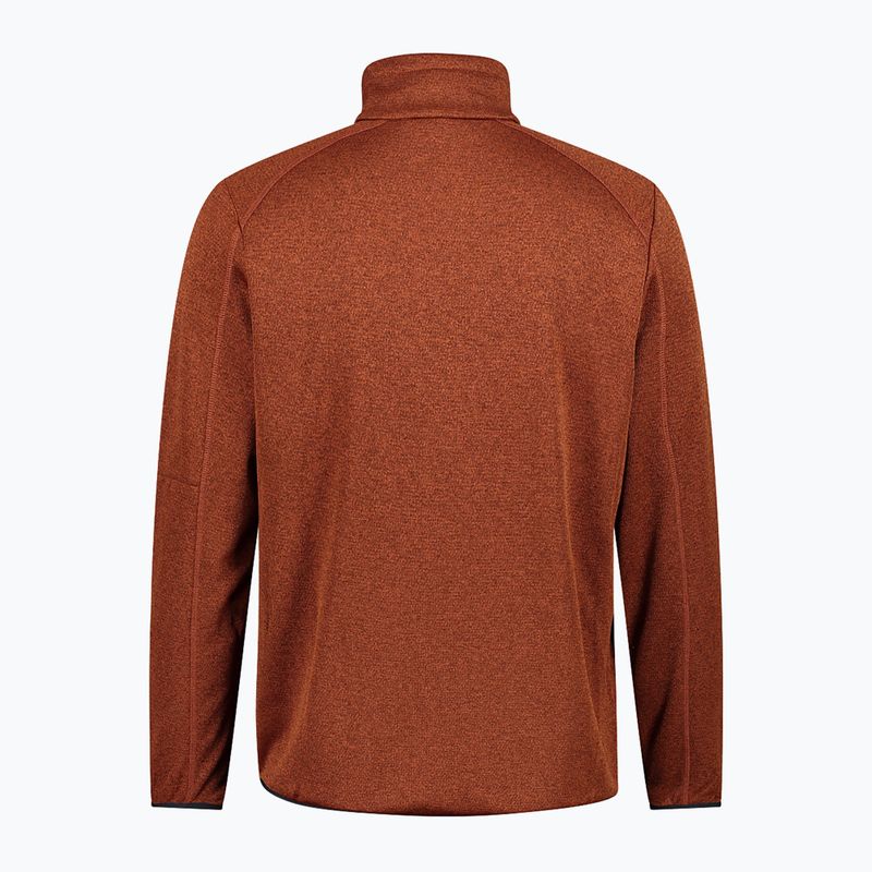 Felpa CMP da uomo 30H5887 ruggine/ antracite 2