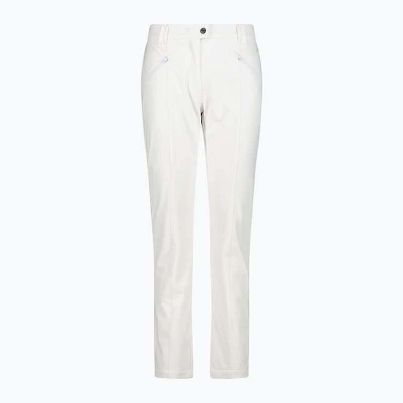 Pantaloni softshell da donna CMP Long 3A11266 white