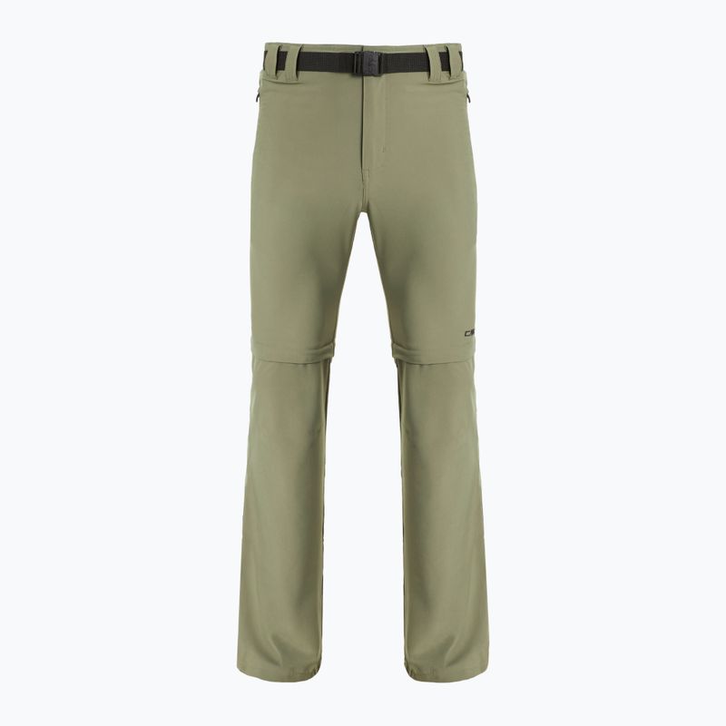 Pantaloni da trekking da uomo CMP 3T51647 Zip Off salvia