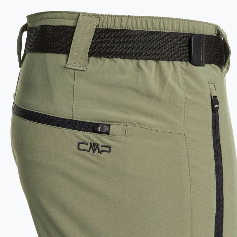 Pantaloni da trekking da uomo CMP 3T51647 Zip Off salvia 4