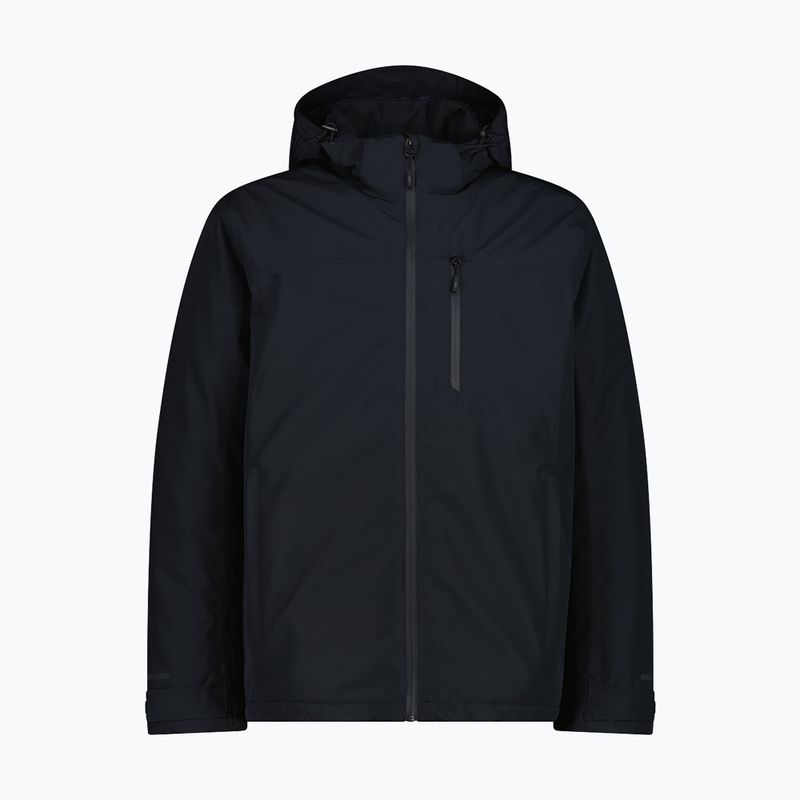 Giacca impermeabile da uomo CMP 35Z1537 Zip Hood black