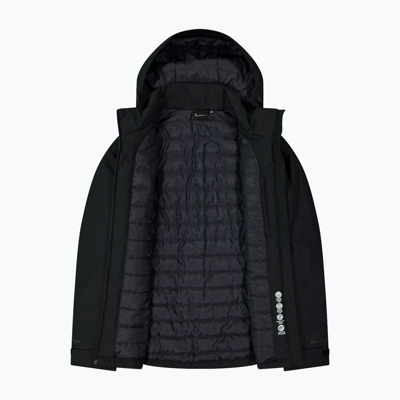 Giacca impermeabile da uomo CMP 35Z1537 Zip Hood black 4
