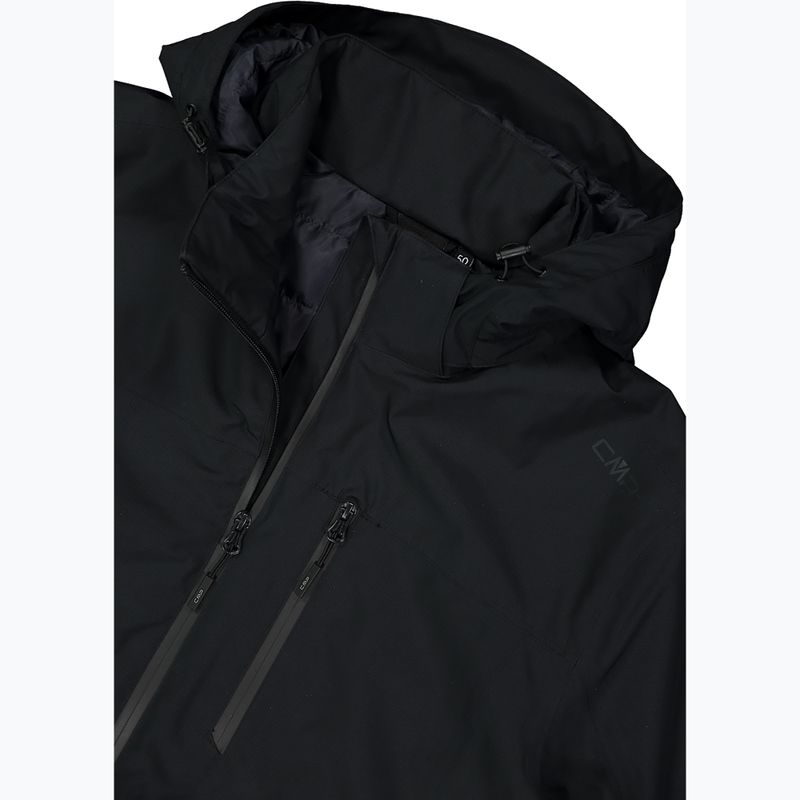 Giacca impermeabile da uomo CMP 35Z1537 Zip Hood black 5
