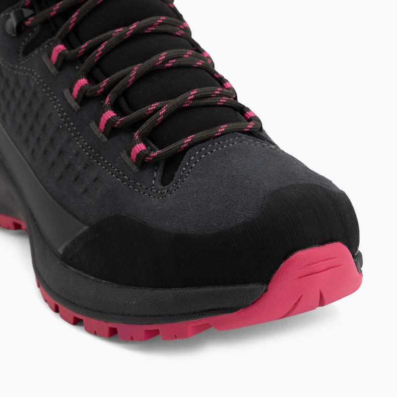 Scarpe da trekking donna CMP Vertyx Mid Waterproof grey/fuxia 7