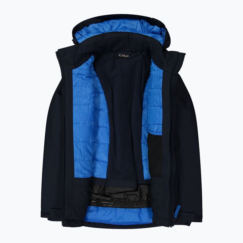 Giacca da sci per bambini CMP 39W1924 black/blue/royal blue 4