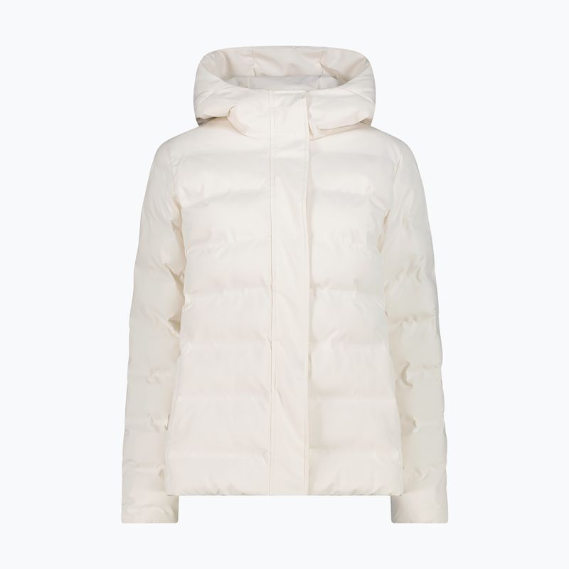 Giacca imbottita donna CMP 35K3666 Fix Hood chalk white/blue ink