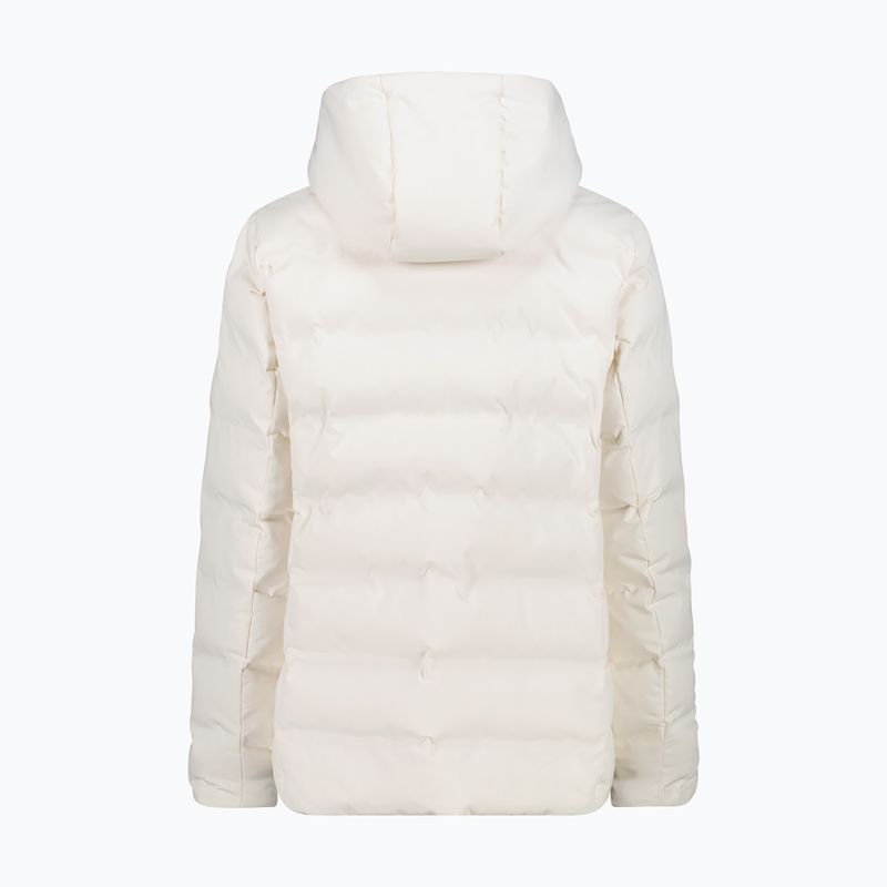 Giacca imbottita donna CMP 35K3666 Fix Hood chalk white/blue ink 2
