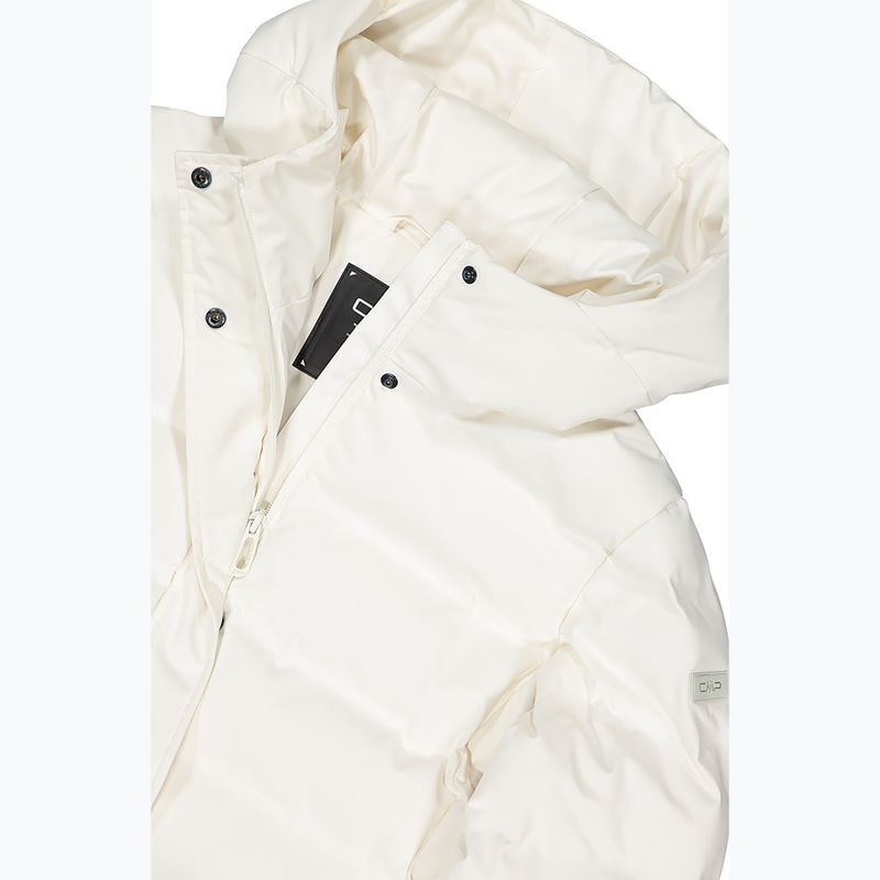 Giacca imbottita donna CMP 35K3666 Fix Hood chalk white/blue ink 5