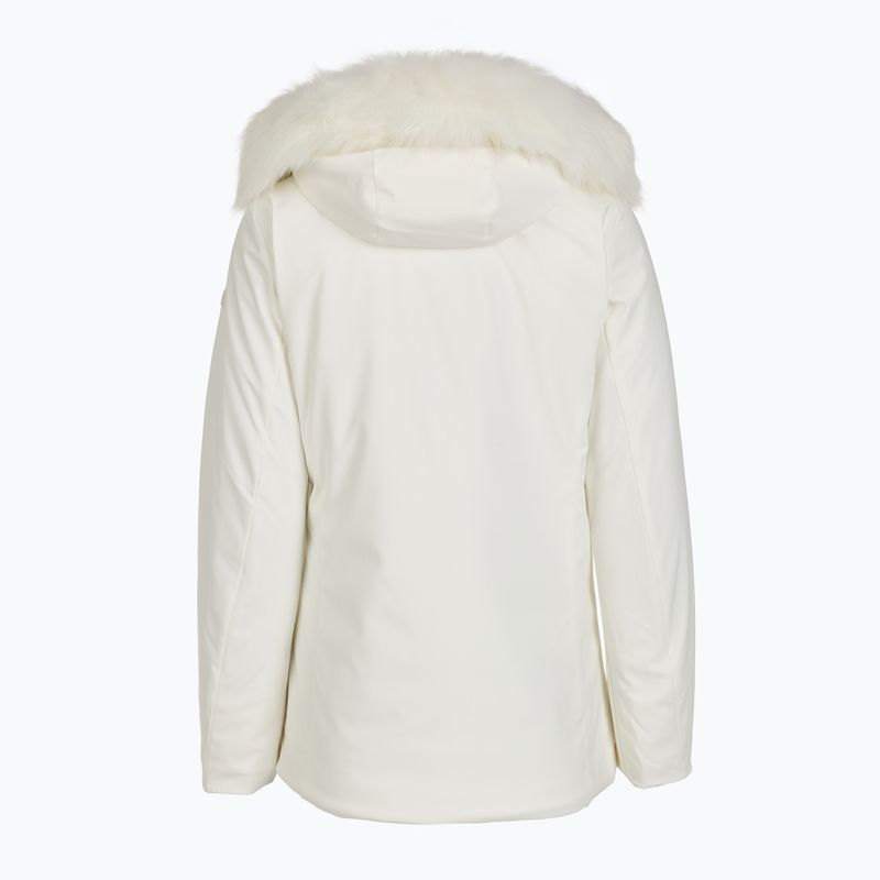 Giacca imbottita donna CMP 35K3626F Zip Hood Synthetic Fur chalk/blue ink 2