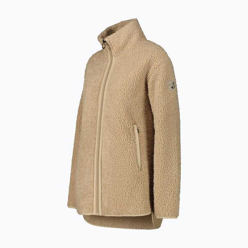 Giacca donna CMP 35P3846 Long Teddy Highloft cookie 3