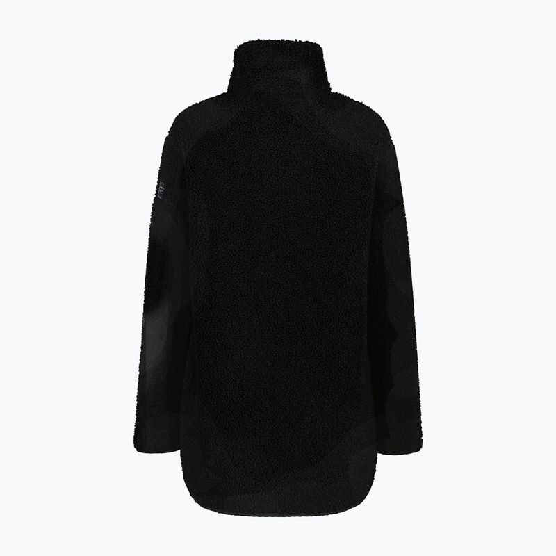 Cappotto da donna CMP 35P3846 Long Teddy Highloft nero 2