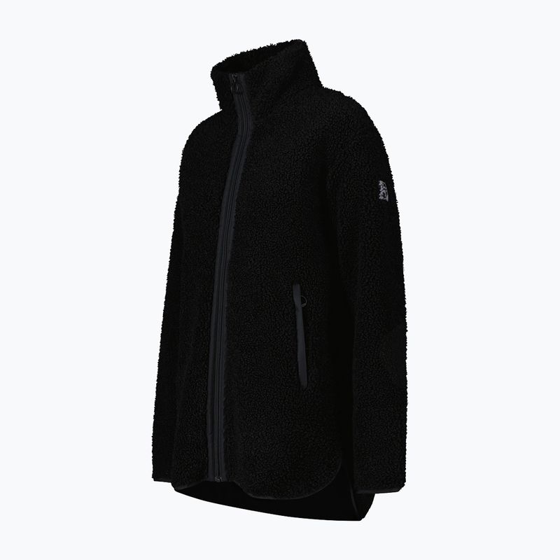 Giacca donna CMP 35P3846 Long Teddy Highloft black 3