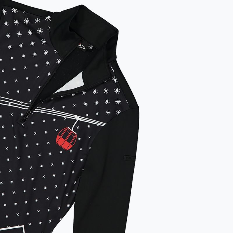 Felpa donna CMP 35L0496 Sweat nero 4