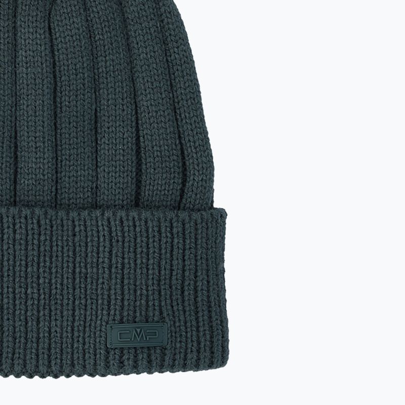 Berretto invernale da donna CMP 5505676 lavorato a maglia trekking green 3