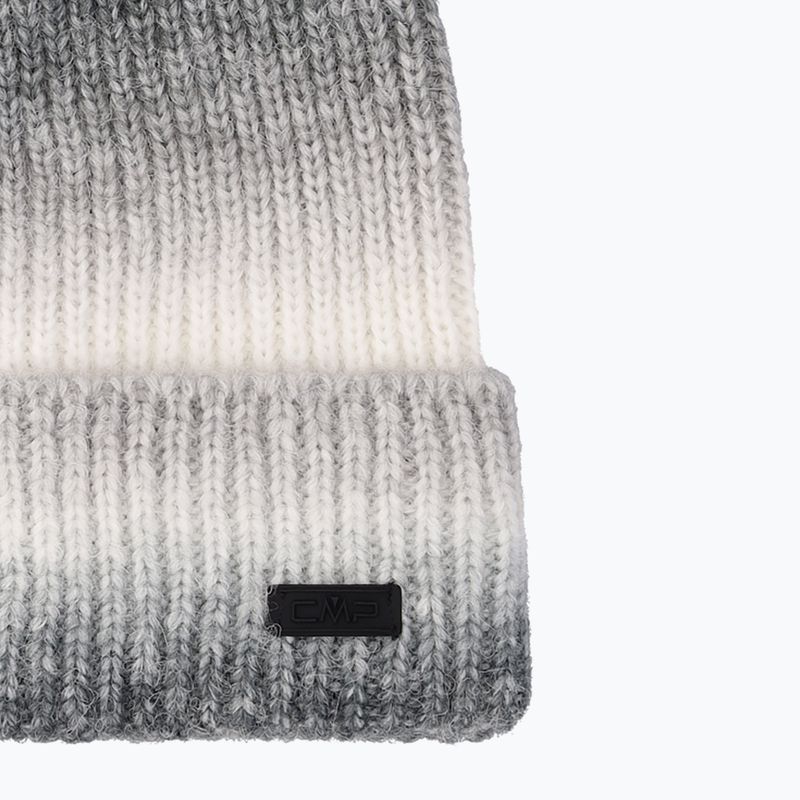 Berretto invernale donna CMP 5505813 in maglia anthracite/white 3