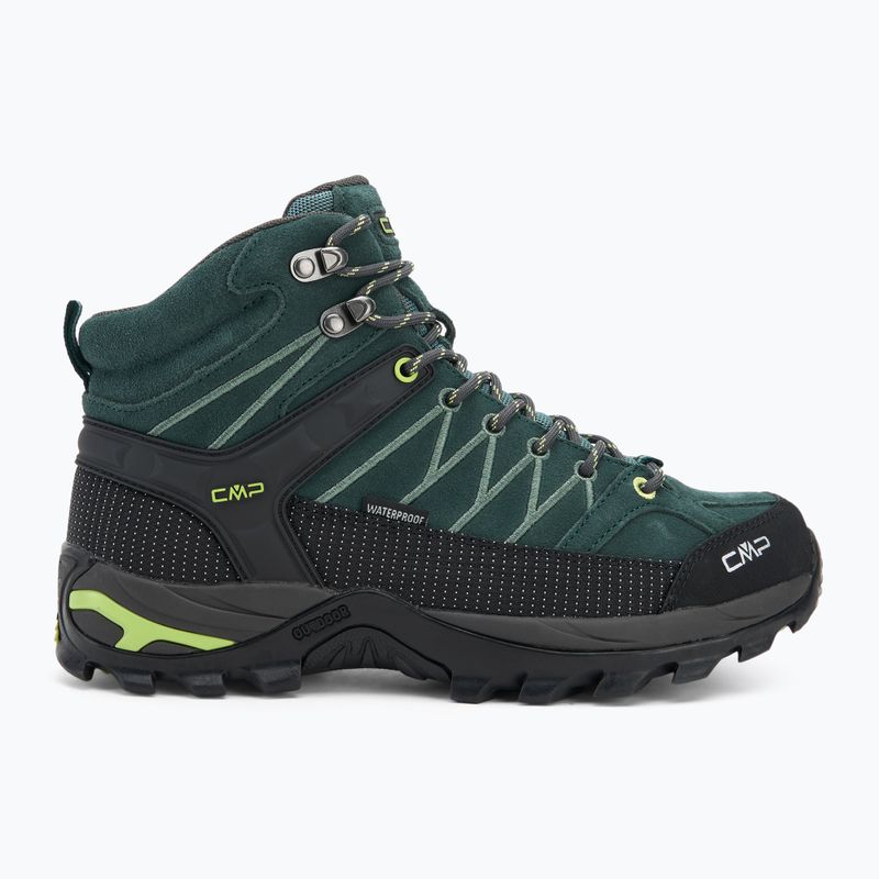 Scarpe da trekking uomo CMP Rigel Mid Wp trek green/apple 2