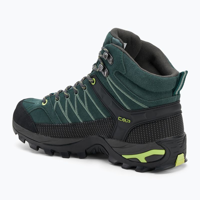 Scarpe da trekking uomo CMP Rigel Mid Wp trek green/apple 3
