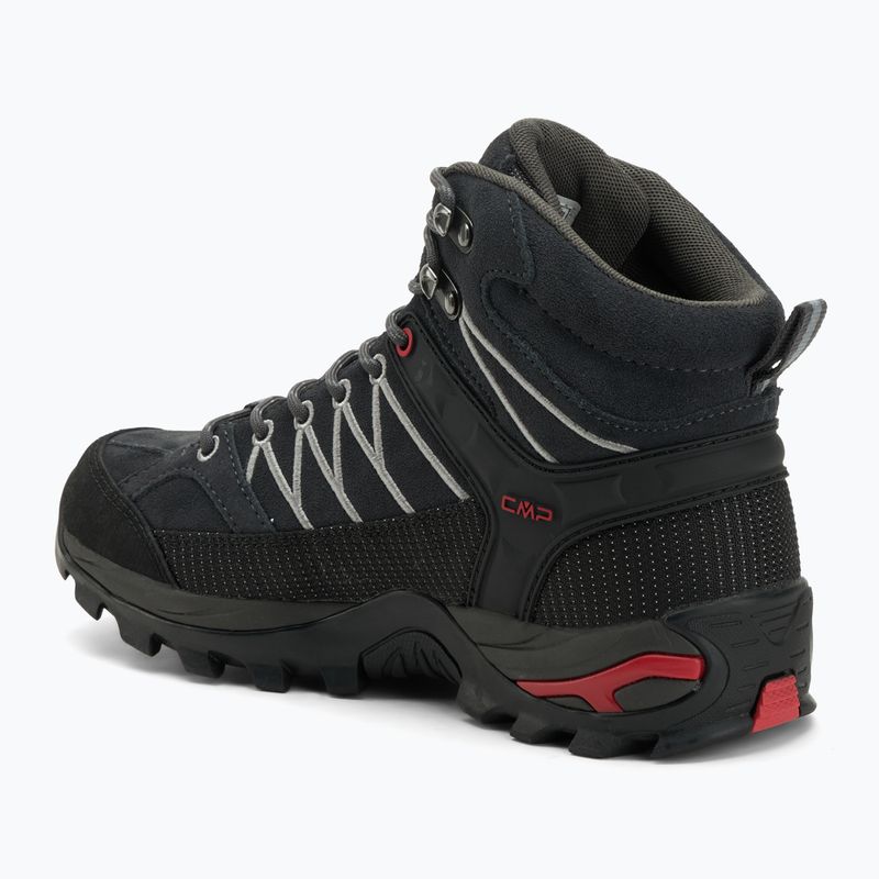 Scarpe da trekking uomo CMP Rigel Mid Wp titanium/Ferrari red 3