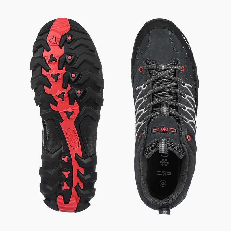 Scarpe da trekking uomo CMP Rigel Low titanium/red 5