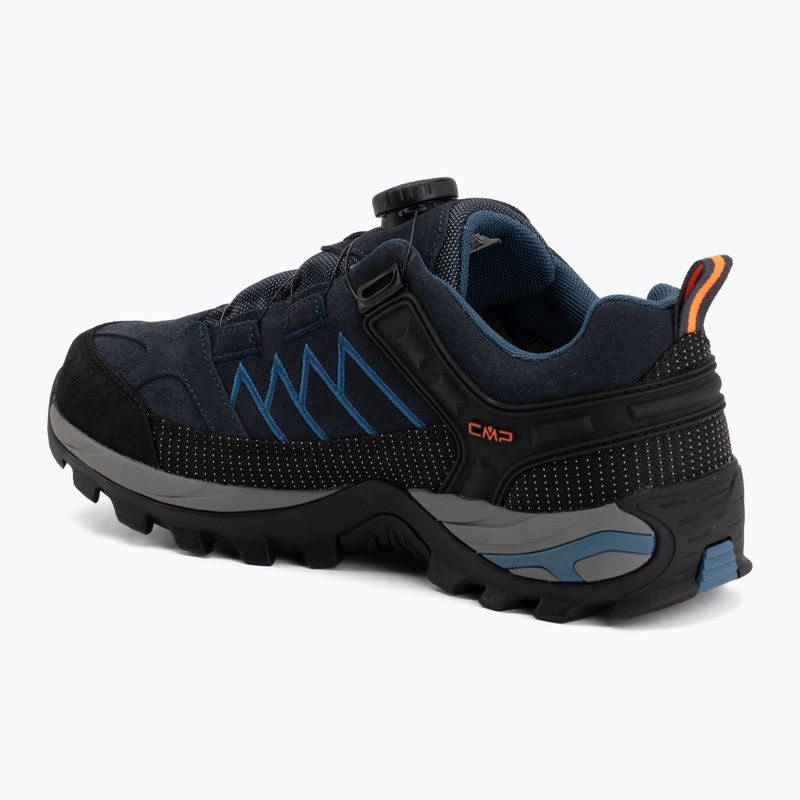 Scarpe da trekking uomo CMP Rigel Low Fitgo Wp b.blue/flash orange 3
