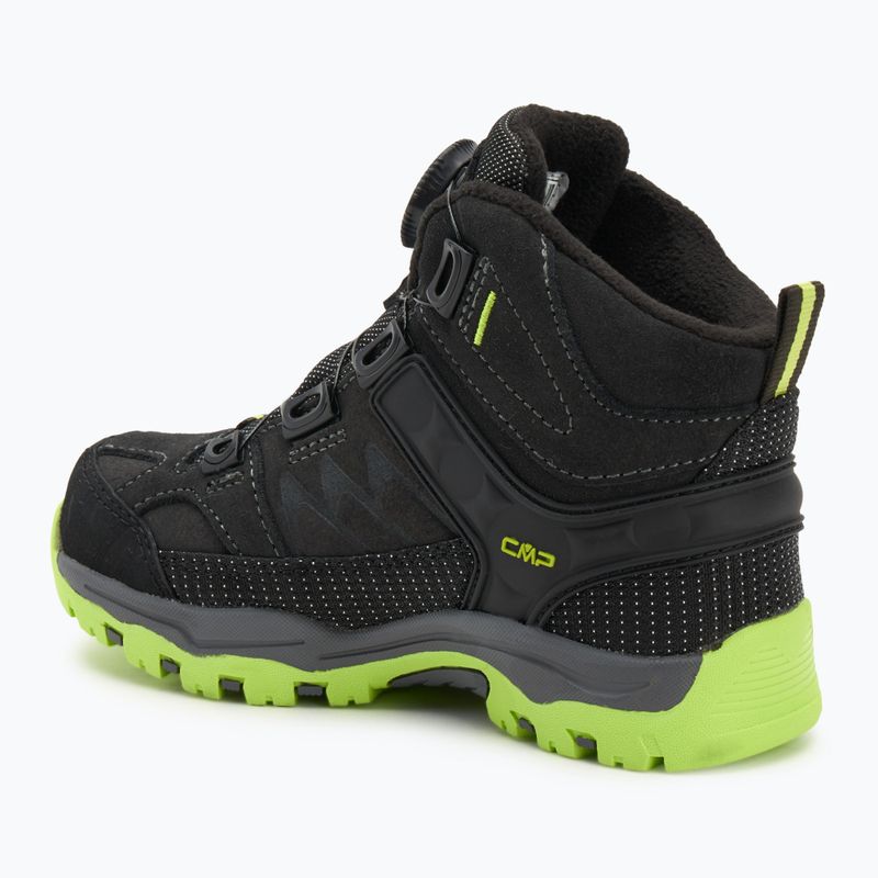 Scarpe da trekking per bambini CMP Kiruna Mid Fitgo Fleece Wp lead/acid 3