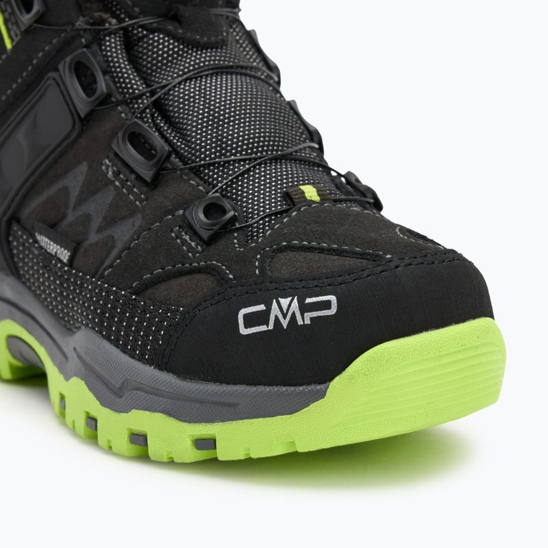 Scarpe da trekking per bambini CMP Kiruna Mid Fitgo Fleece Wp lead/acid 7