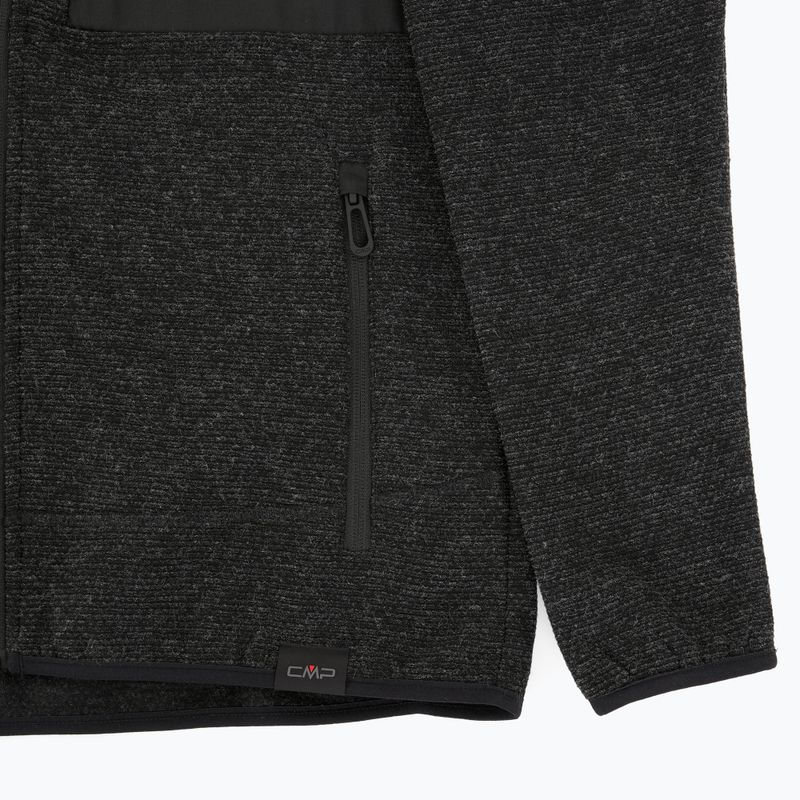 Pile da uomo CMP 35H3907 Melange Knitted anthracite melange 3