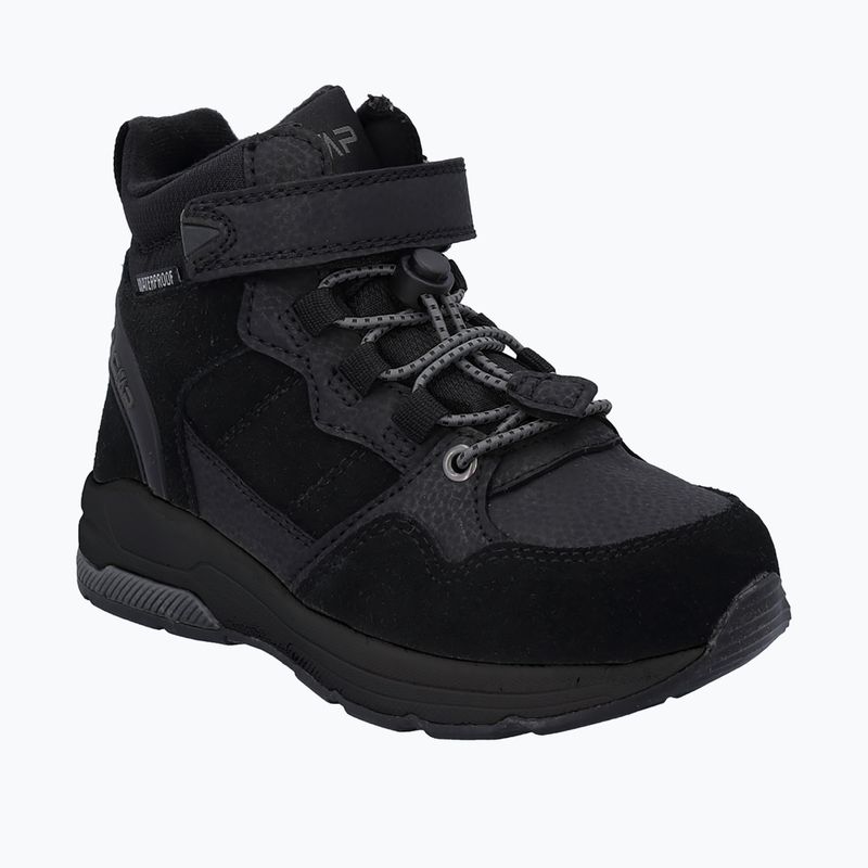 Scarpe per bambini CMP Hadil Leather Wp black/black 8
