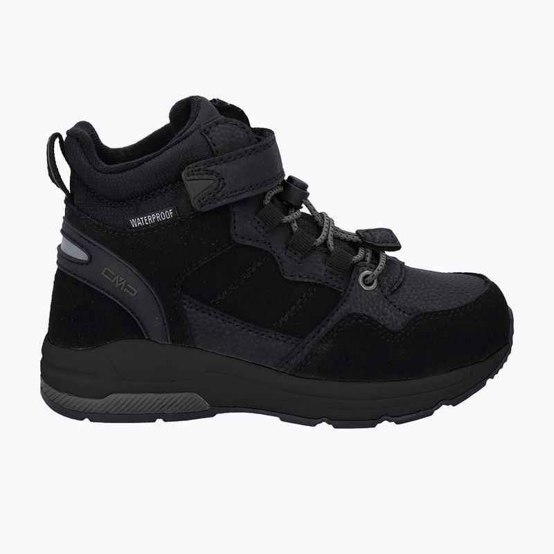 Scarpe per bambini CMP Hadil Leather Wp black/black 9