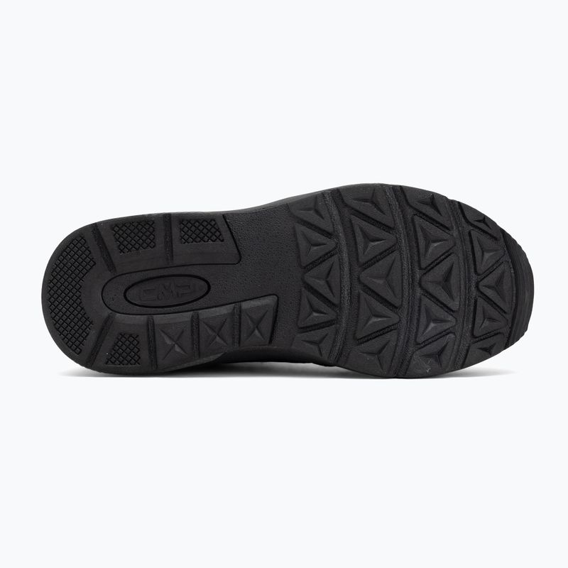 Scarpe per bambini CMP Hadil Leather Wp black/black 4