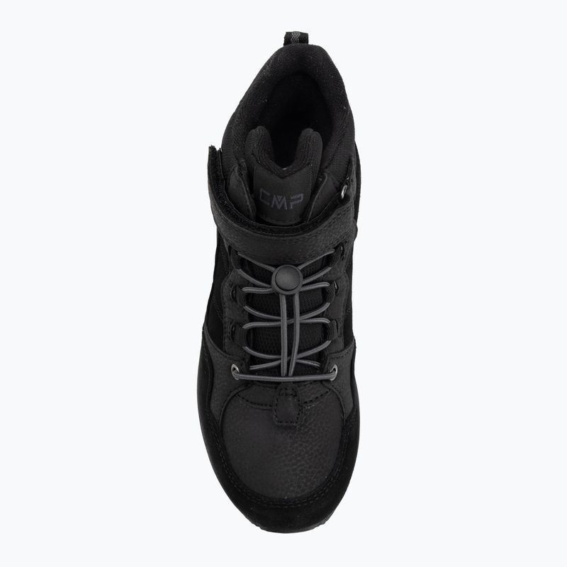 Scarpe per bambini CMP Hadil Leather Wp black/black 5