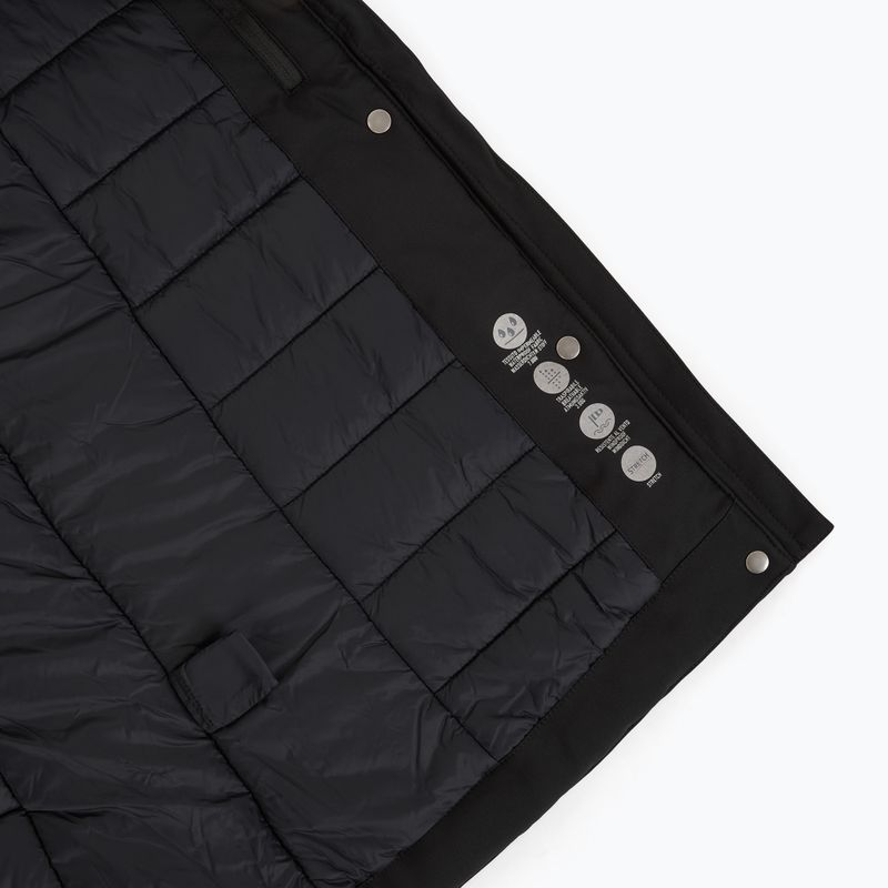 Giacca imbottita da donna CMP 35K3626F con zip, cappuccio e pelliccia sintetica black 5