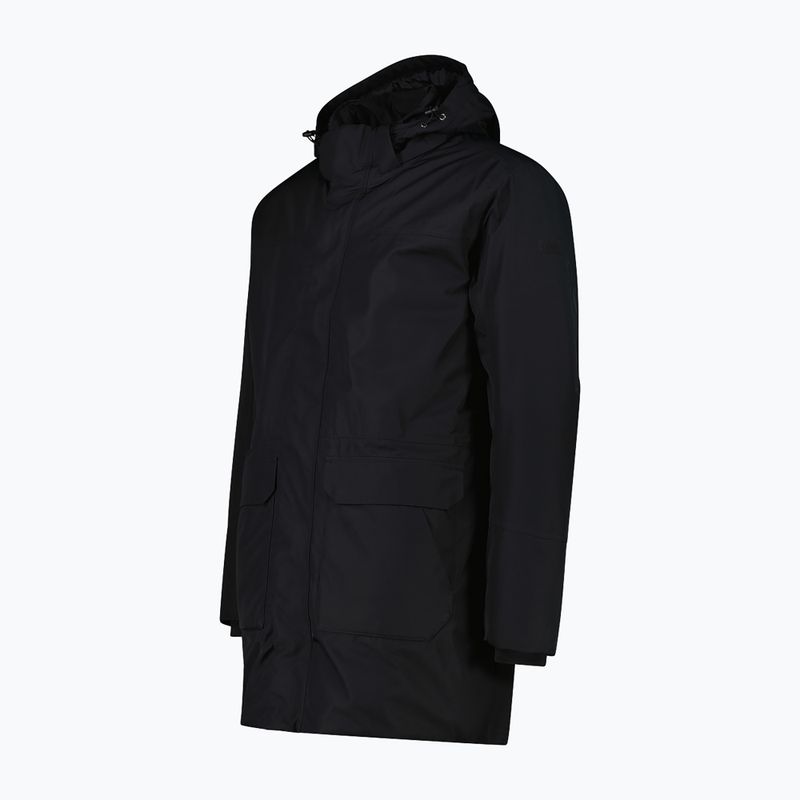 Giacca impermeabile da uomo CMP 35K3737 Parka Zip Hood black 3
