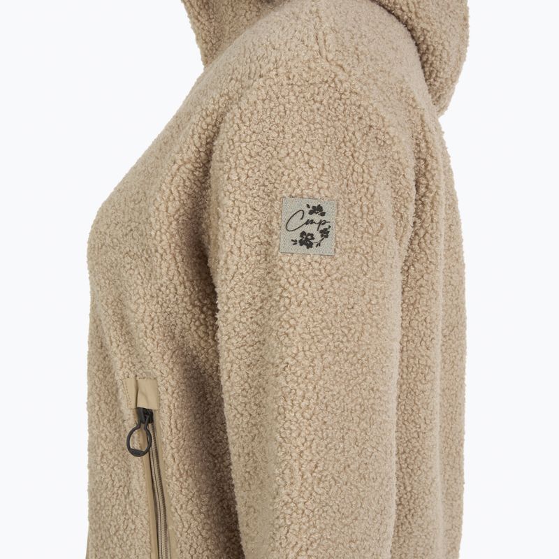Felpa donna CMP 35P3856 Long Teddy Highloft cookie 3