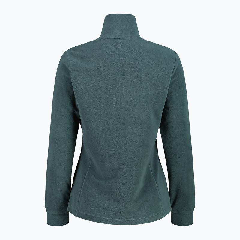 Felpa donna CMP 3G27836 verde trek 2