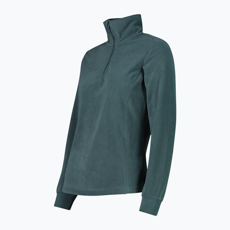 Felpa donna CMP 3G27836 verde trek 3