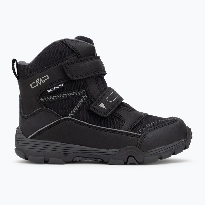 Stivali da neve per bambini CMP Pyry Snowboots Wp black/titanium 2