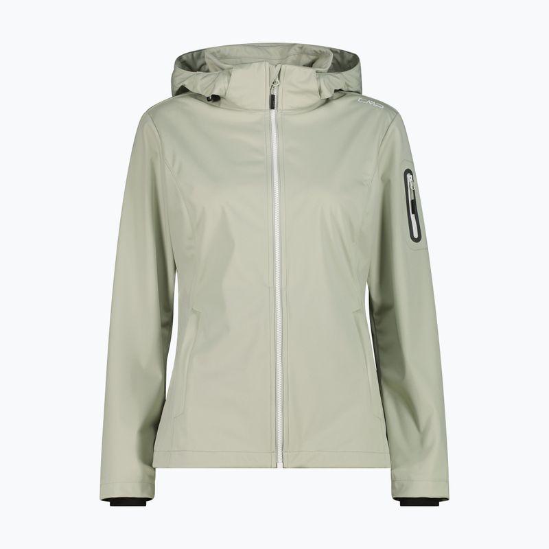 Giacca softshell da donna CMP 39A5016 Zip Hoodie pistachio