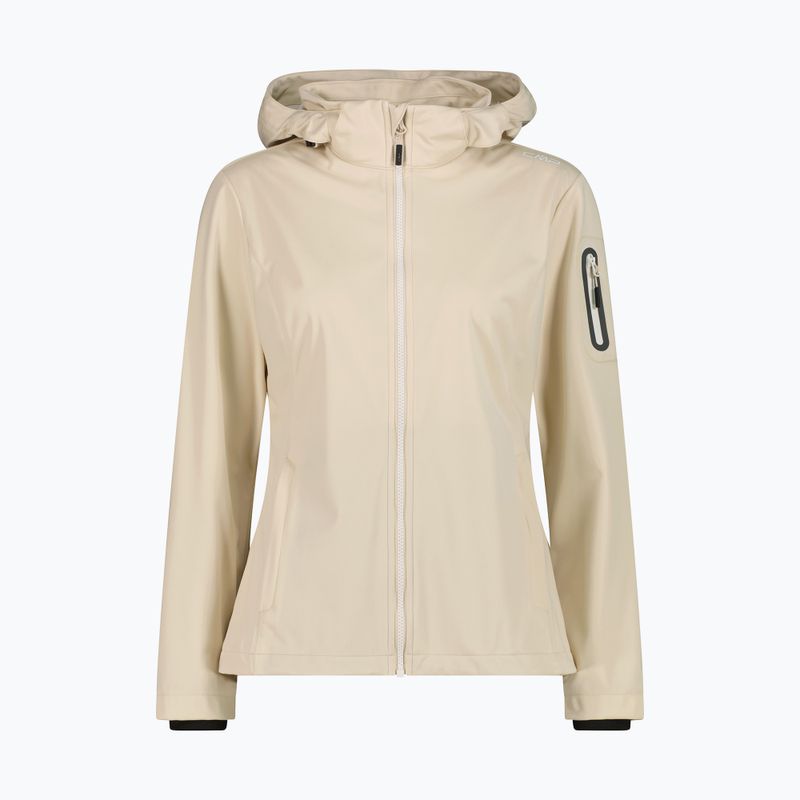 Giacca softshell da donna CMP 39A5016 Zip Hood cream