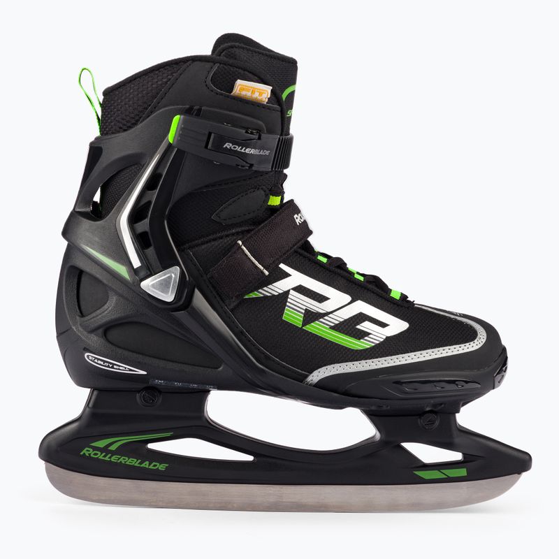 Pattini Rollerblade Spark Ice nero verde da uomo 2