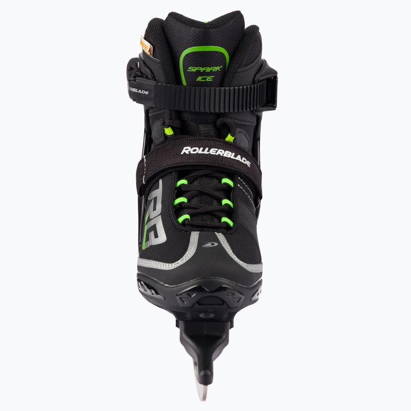 Pattini Rollerblade Spark Ice nero verde da uomo 3