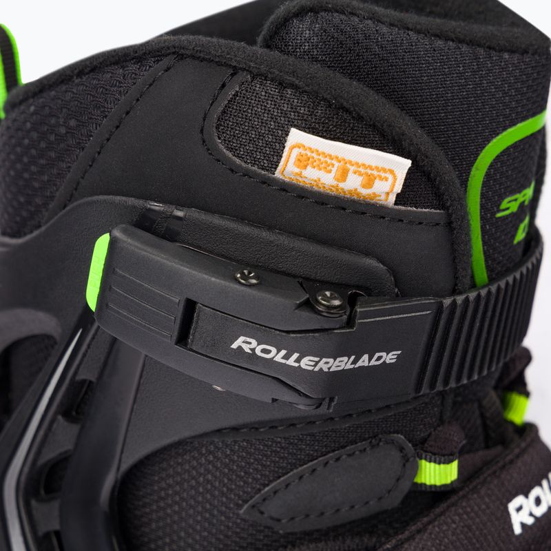 Pattini Rollerblade Spark Ice nero verde da uomo 6