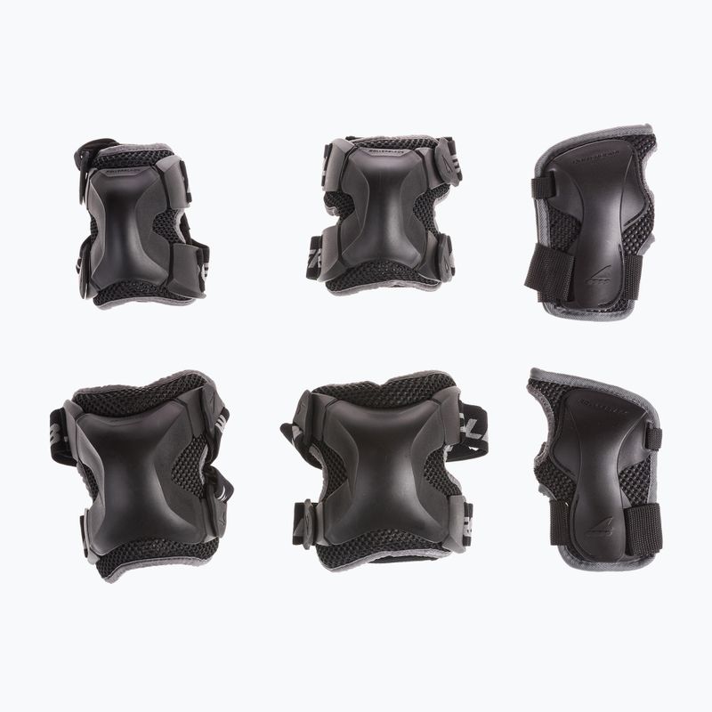 Set di protezione Rollerblade X-Gear da uomo nero 7