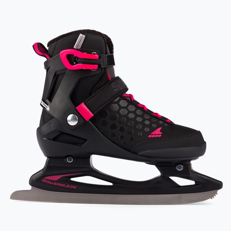 Pattini Rollerblade Spark da donna nero/rosa 2