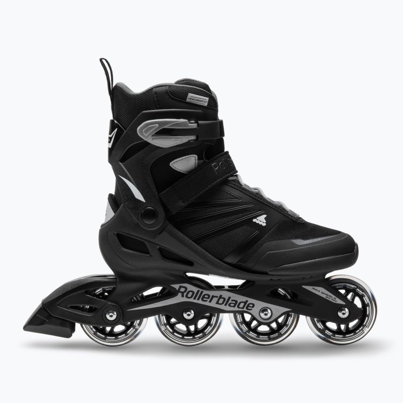 Pattini Rollerblade Zetrablade nero/argento da uomo 2