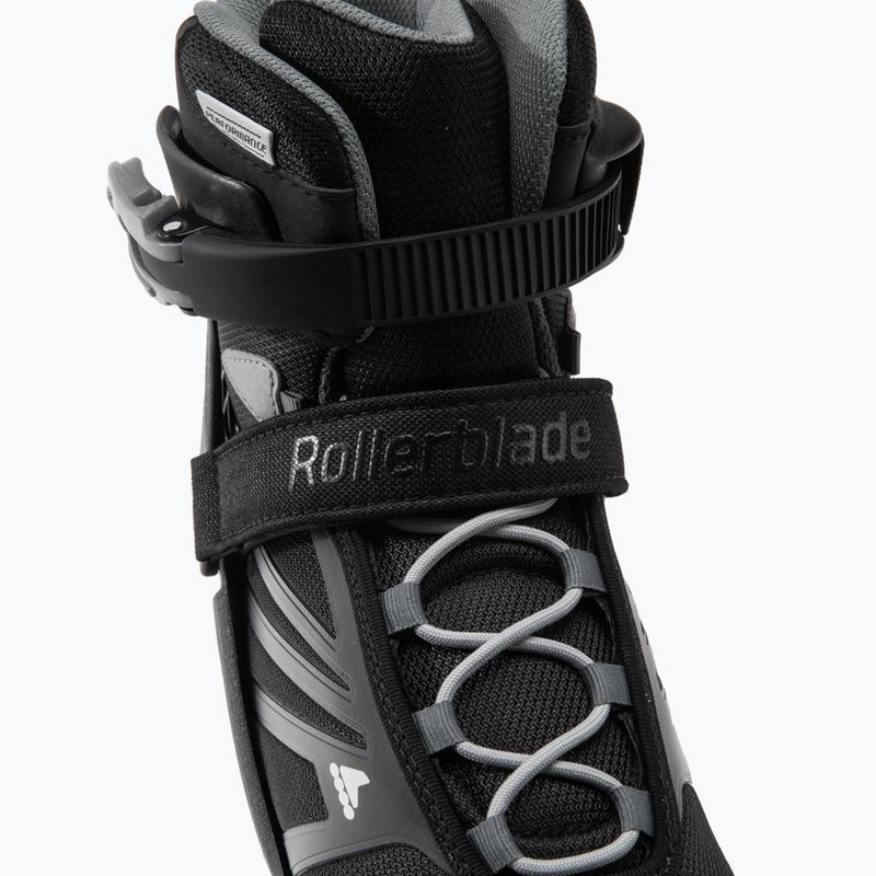 Pattini Rollerblade Zetrablade nero/argento da uomo 5