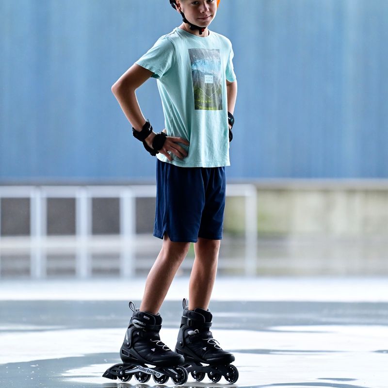 Pattini Rollerblade Zetrablade nero/argento da uomo 7