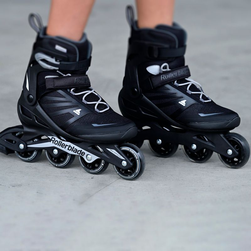 Pattini Rollerblade Zetrablade nero/argento da uomo 8