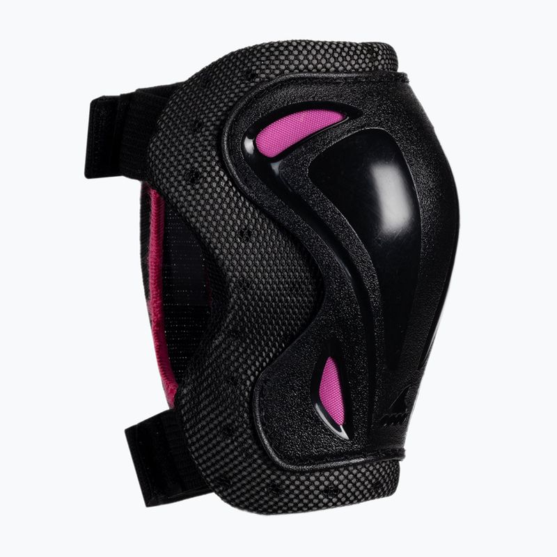 Set di protezioni per bambini Rollerblade Skate Gear Junior nero/rosa 3